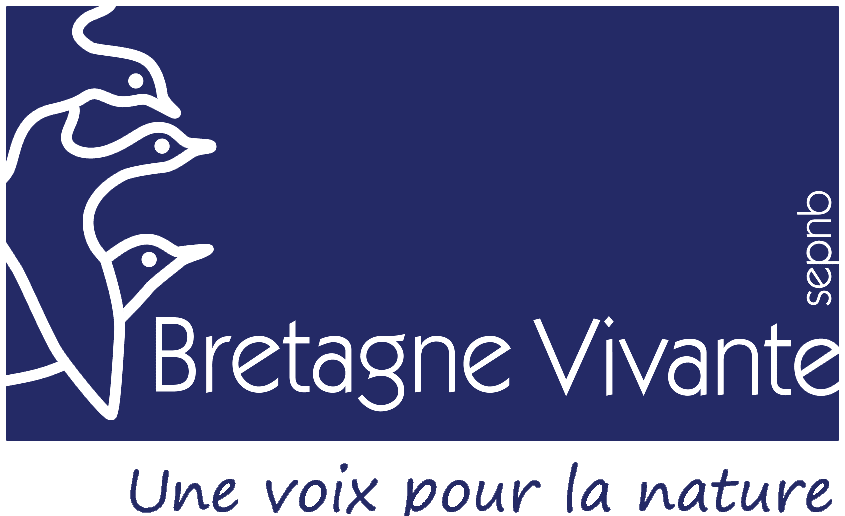 Bretagne vivante, appelée aussi Société pour l'étude et la protection de la nature en Bretagne (BV) logo